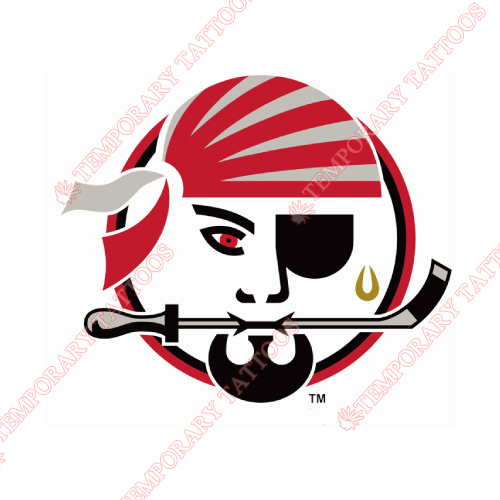 Portland Pirates Customize Temporary Tattoos Stickers NO.9104